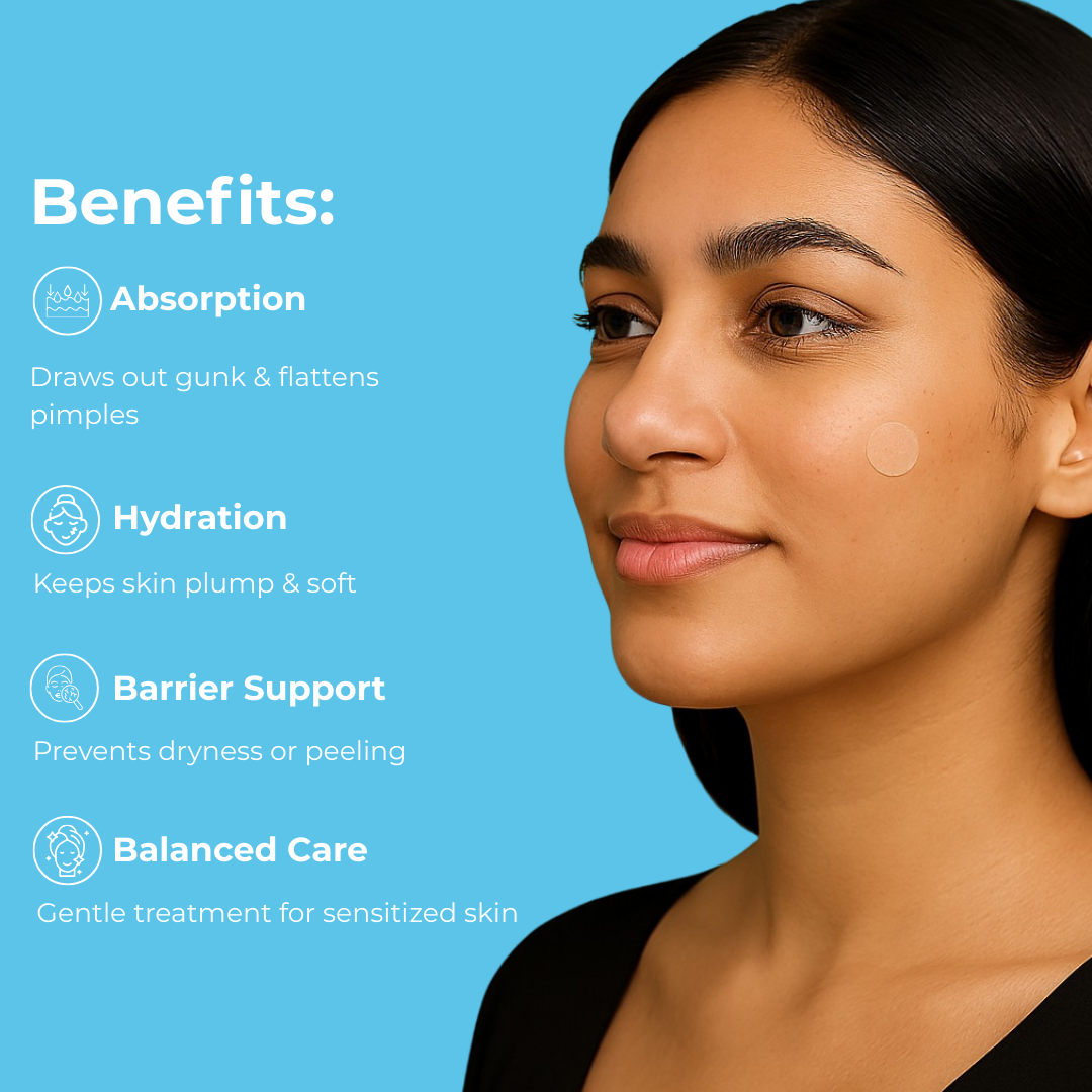 Regular Acne Patches  With Hydrocolloid + Salicylic Acid (36 Patches)