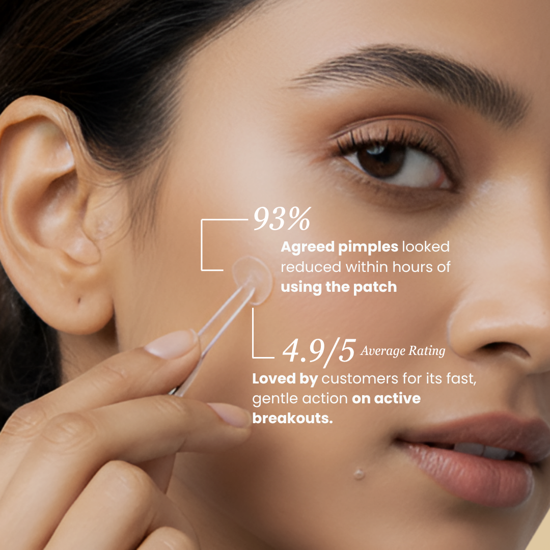 Neem infused Acne Patches With Hydrocolloid + Salicylic Acid (36 Patches)