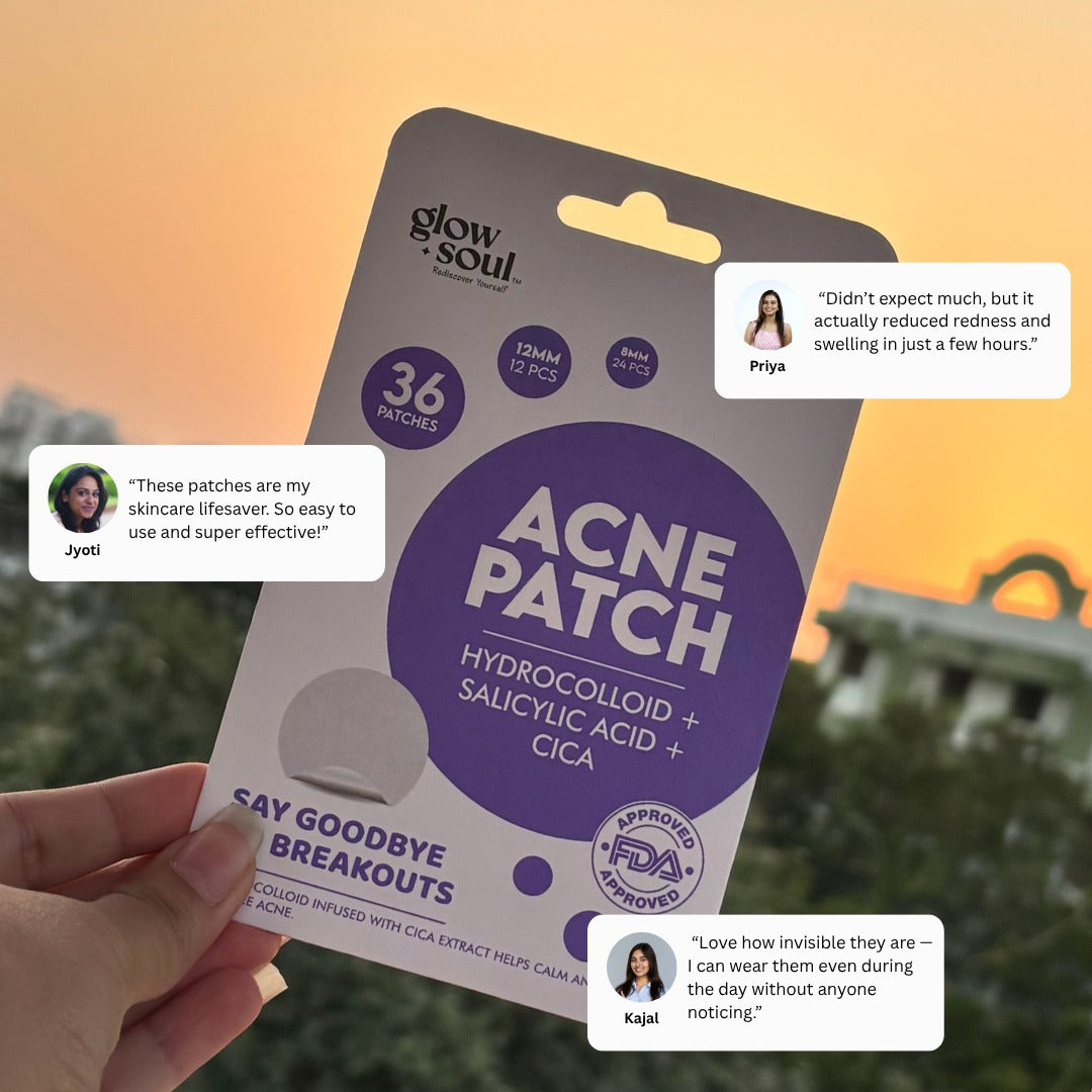 Cica infused Acne Patches With Hydrocolloid + Salicylic Acid (36 Patches)