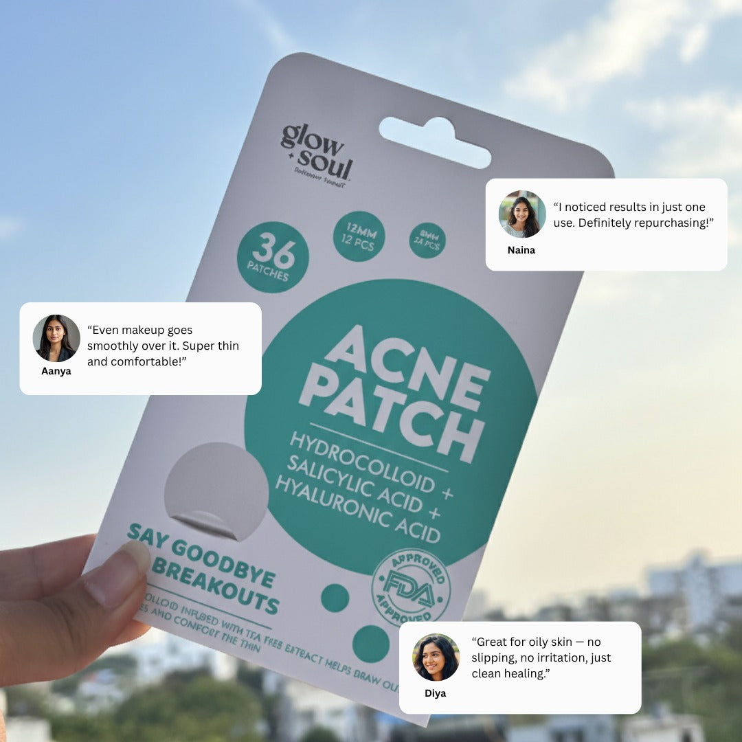 Hyaluronic Acid infused Acne Patches With Hydrocolloid + Salicylic Acid (36 Patches)